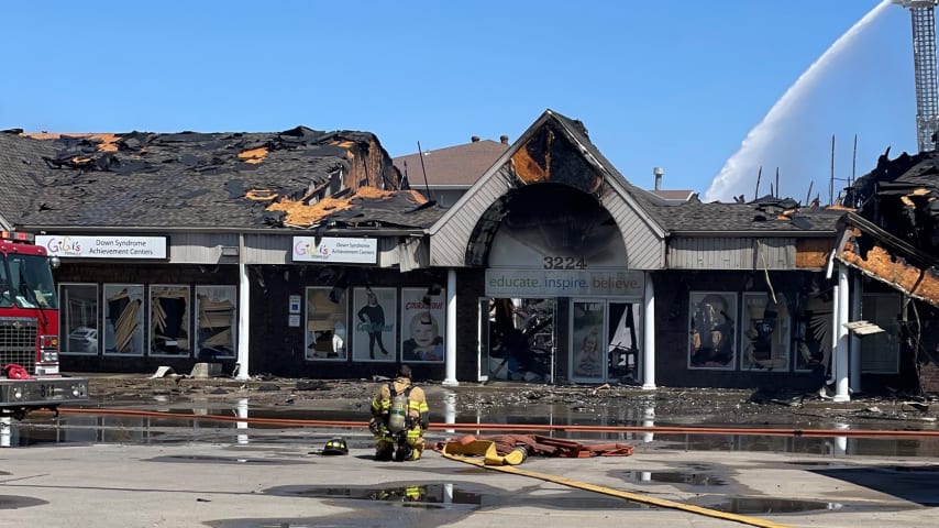 The aftermath of the fire at GiGi's Playhouse. (GiGi's Playhouse)