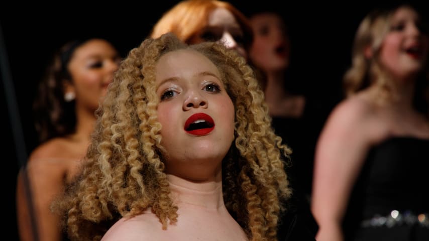 Ava Clarke Edney performing in a show choir. (Courtesy Edney family)