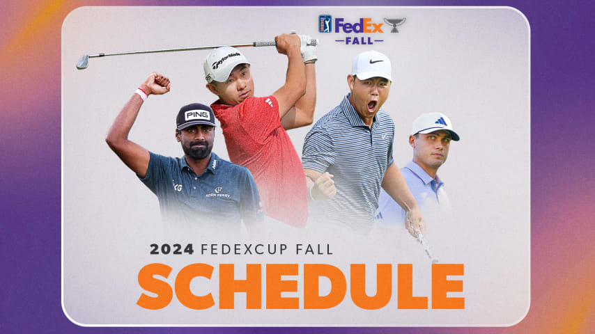 PGA TOUR releases 2024 FedExCup Fall schedule