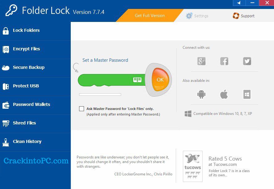 Folder Guard 23.5 Crack + Serial Key Download 2022 [Lifetime Version]