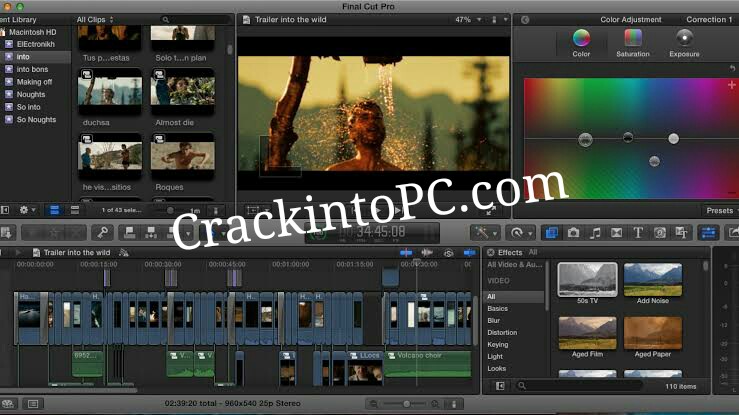 Final Cut Pro X 11.1.2 Crack With Incl [Final] Torrent [Mac/Win] Download 2022