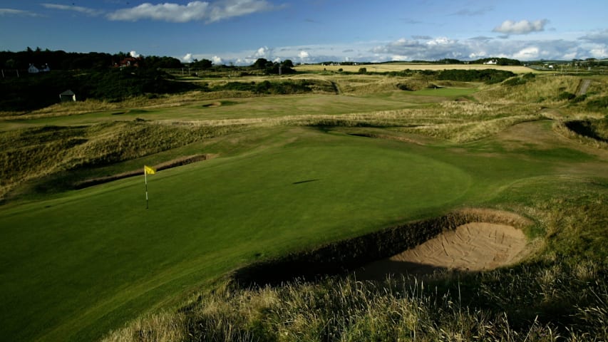 Leonard, Montgomerie talk infamous Postage Stamp No. 8 at Royal Troon