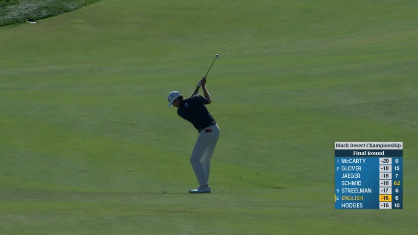 Harris English uses nice approach to set up birdie at Black Desert