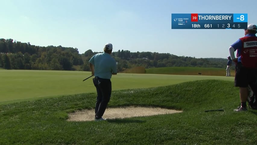 Braden Thornberry's clutch up-and-down for closing birdie at Korn Ferry Tour Champ