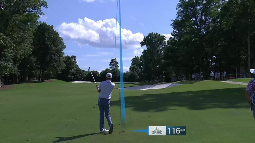 Ryan Gerard sticks approach to set up birdie at BMW Charity Pro-Am