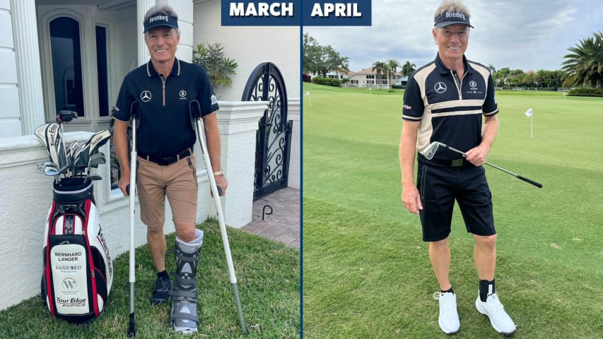 Bernhard Langer’s remarkable recovery after Achilles injury