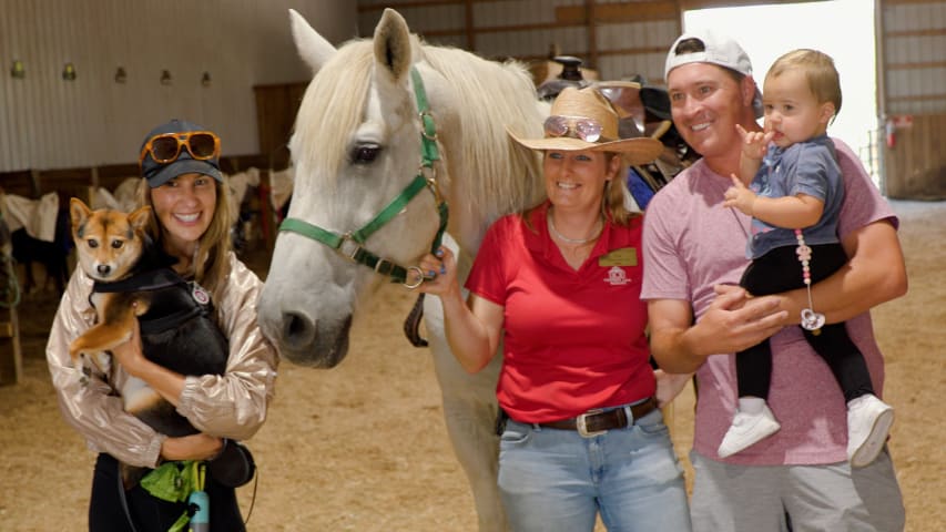 Kevin Roy and family visit The Stables at French Lick Resort