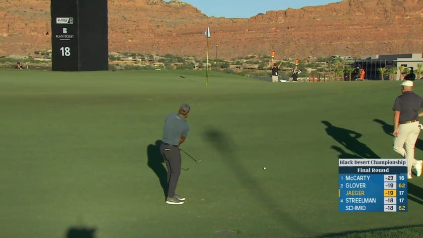 Stephan Jaeger gets up-and-down for closing birdie at Black Desert