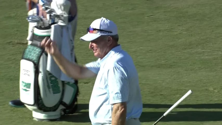 Woody Austin makes closing birdie putt at SAS Champ