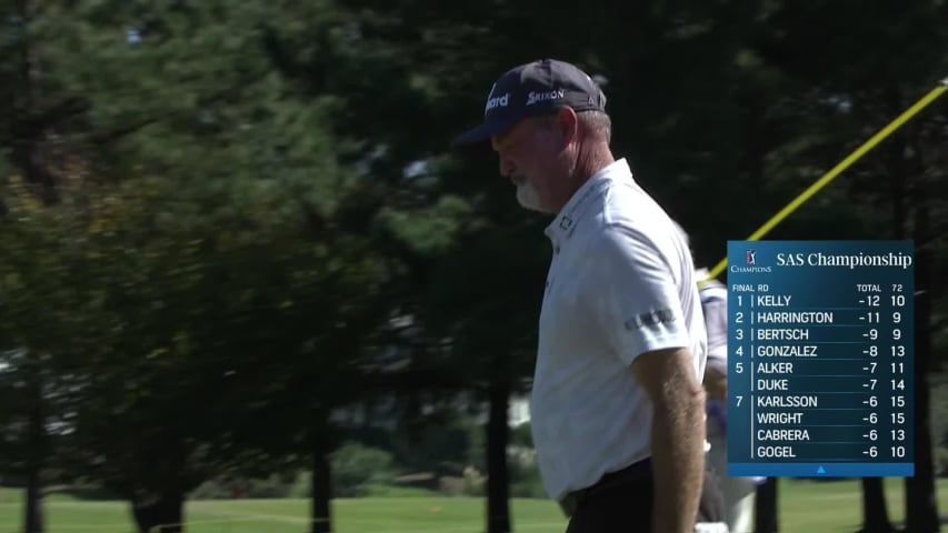 Jerry Kelly sinks birdie putt at SAS Champ