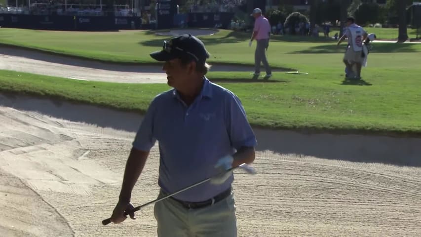 Shane Bertsch's bunker approach yields birdie at SAS Champ