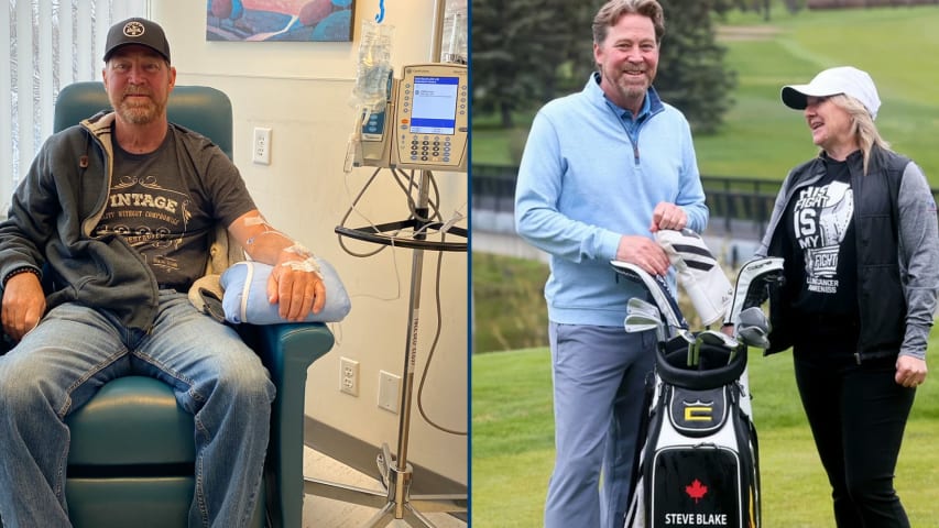 Stephen Blake, battling Stage 4 lung cancer, makes PGA TOUR Champions debut