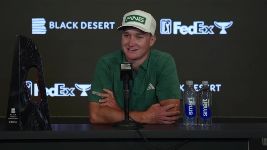 Matt McCarty’s news conference after winning Black Desert