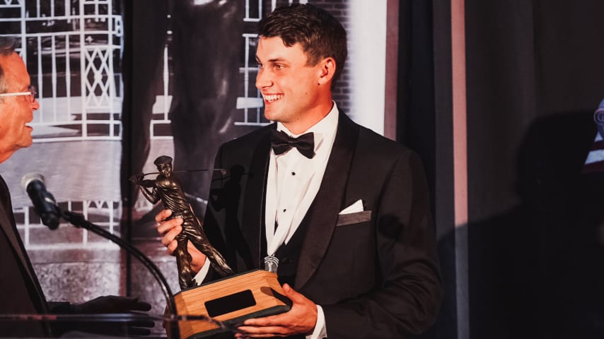 Ludvig Aberg wins second straight Ben Hogan Award