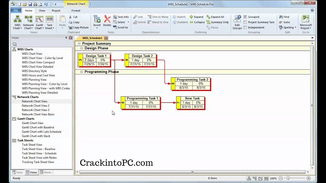 WBS Schedule Pro Crack