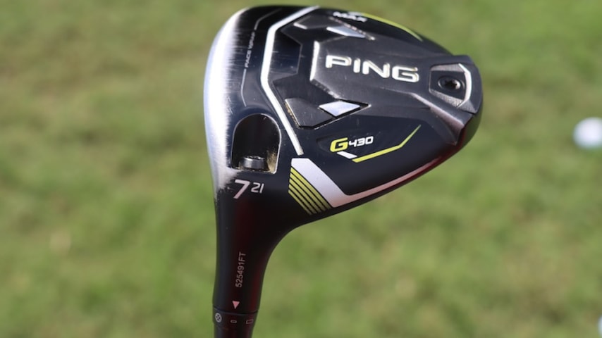 A look at Matt McCarty's Ping G430 7-wood. (GolfWRX)