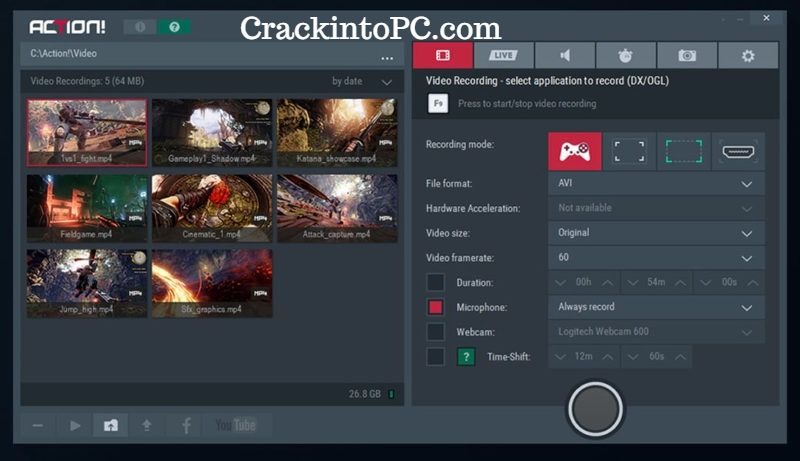 Mirillis Action 4.38.2 Crack With Serial Keygen Download 2024 Win/Mac