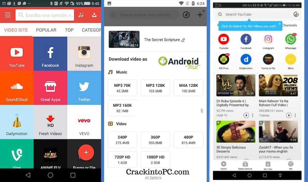 SnapTube MOD APK 6.25.1.6251201 Crack With Premium Activation Key (2022)