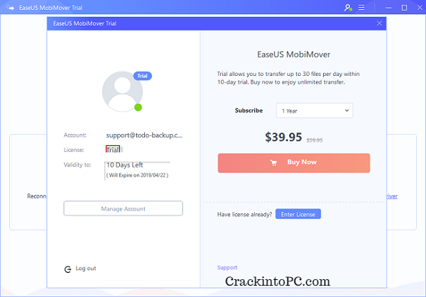 EaseUS MobiMover Pro Crack