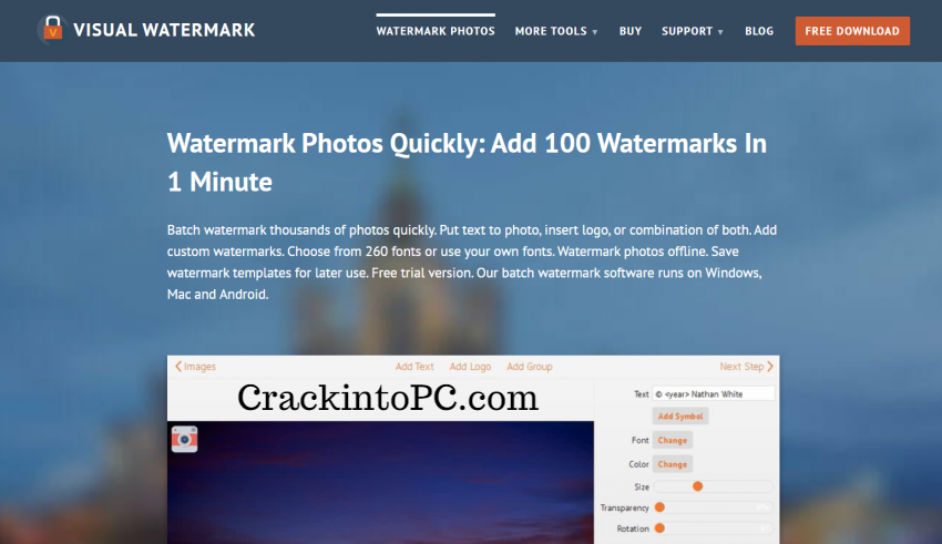 Visual Watermark 5.39 Crack With Serial Key Full Version (2022)