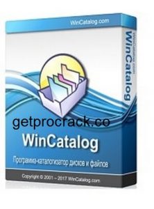 WinCatalog v8.0.126 Crack + License Code Free Download 2022