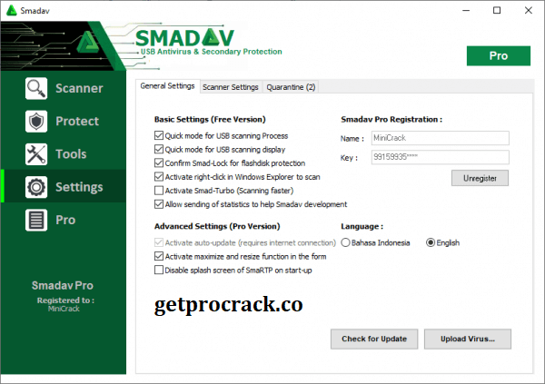 Smadav Pro Key V14.7.2 Crack + License Key Free Download 2022
