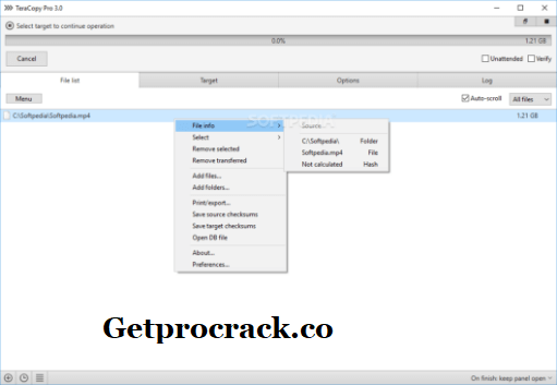 TeraCopy Pro v3.7 Crack + License Key + LifeTime Free Download [2021]
