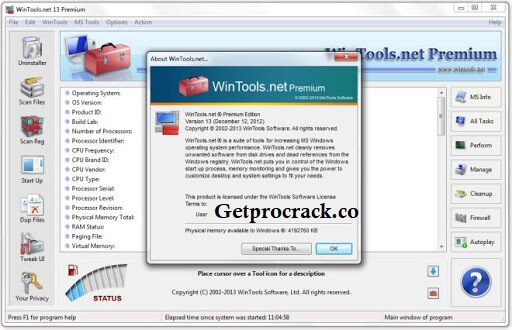 WinTools.Net Premium 22.0 Crack + Registration Key Latest 2022