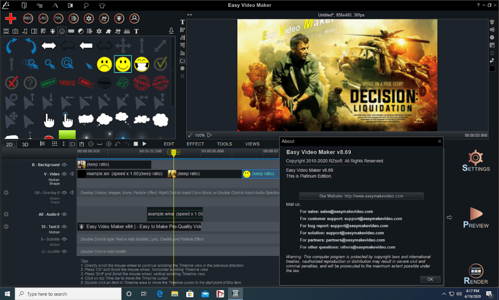 Easy Video Maker Platinum Full version for free